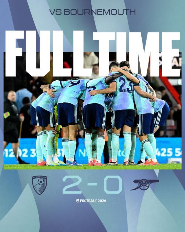 KY-【英超】伯恩茅斯2比0十人阿森纳，萨利巴上半场直红